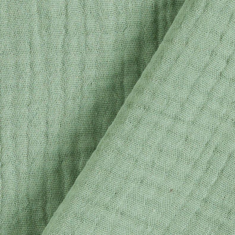 GOTS Triple-Layer Cotton Muslin – reed,  image number 5