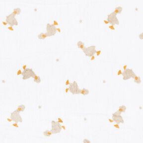 Cosy Fleece little geese – ivory/almond, 