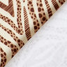 GOTS French Terry Zebra | Tula – light beige/dark brown,  thumbnail number 4