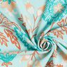 Viscose Voile Tiffany Flowers – light turquoise,  thumbnail number 3