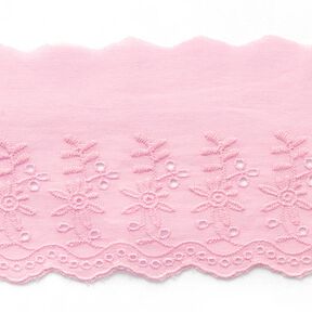 Scalloped Floral Lace Trim [ 9 cm ] – light pink, 