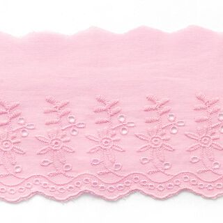 Scalloped Floral Lace Trim [ 9 cm ] – light pink, 