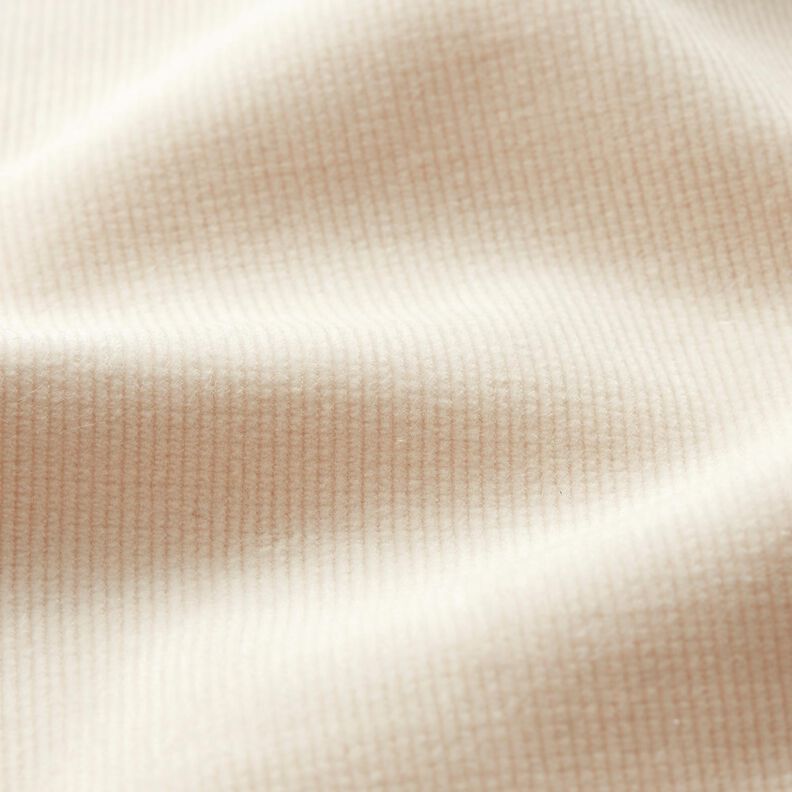 Stretchy fine corduroy – offwhite,  image number 2