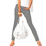 Stretch trouser fabric Vichy check – black/white,  thumbnail number 5