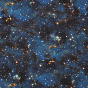 Softshell space Digital Print | by Poppy – midnight blue, 