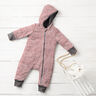 Plain sherpa Cotton Blend Plain – dusky pink,  thumbnail number 7