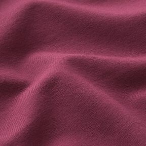Light Cotton Sweatshirt Fabric Plain – burgundy, 