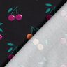 Cotton Jersey Glittery cherries | by Poppy – black,  thumbnail number 4