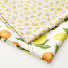 Decorative half Panama fabric Mini lemons – yellow/natural,  thumbnail number 5