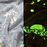Cosy Fleece Glow in the Dark Space – midnight blue/cream,  thumbnail number 3