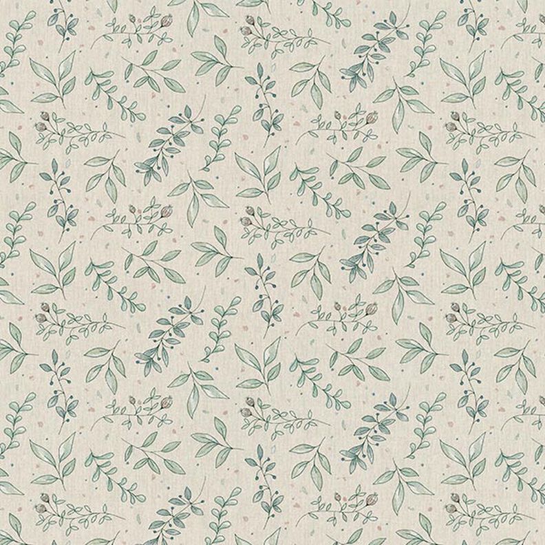 Delicate Twigs Half Panama Decor Fabric – natural,  image number 1