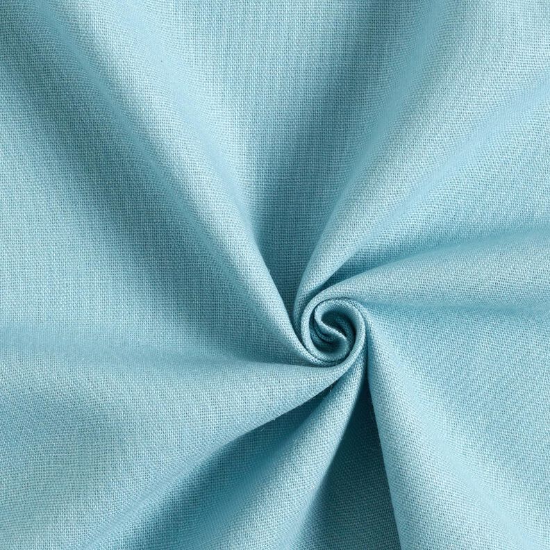 pure heavy linen Plain – light blue,  image number 1