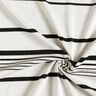 jacquard knit irregular stripes – offwhite/black,  thumbnail number 4