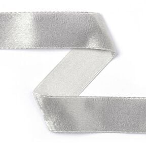 Double Face Satin Ribbon - silver, 