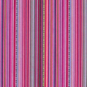 Decor Fabric Jacquard Fine Stripes – purple/berry, 