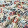 Decor Fabric Tapestry Fabric symmetrical tendrils – light beige/turquoise,  thumbnail number 2