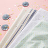 Double Gauze/Muslin yarn dyed stripes | Poppy – white/navy blue,  thumbnail number 7