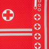 French terry Panel Emergency doctor outfit | Stoff&Liebe – red/silver grey,  thumbnail number 1