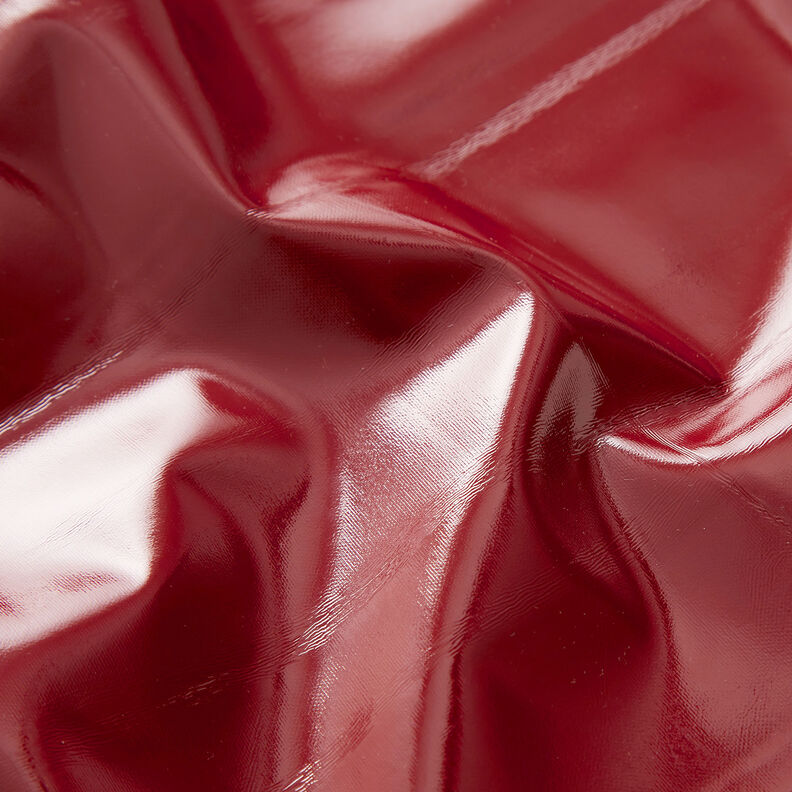 Patent leather imitation plain – burgundy,  image number 2