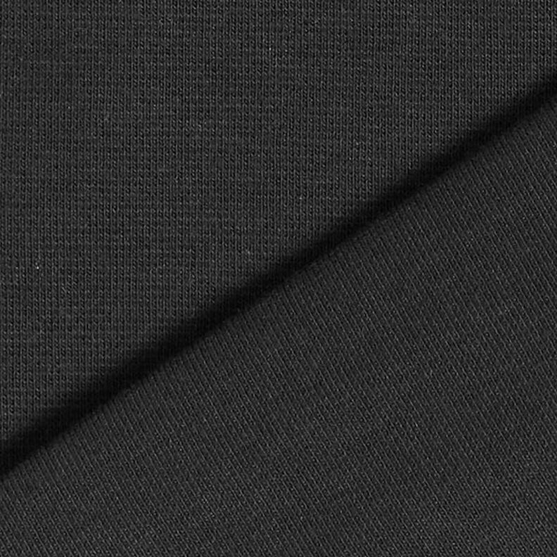Cuffing Fabric Plain – black,  image number 3