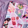 Cotton Jersey Manga fun Digital Print | by Poppy – white/lavender,  thumbnail number 5
