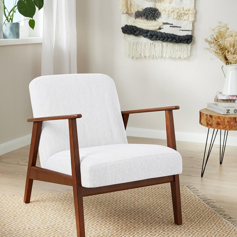 Upholstery Fabric Sheepskin look – white,  image number 6