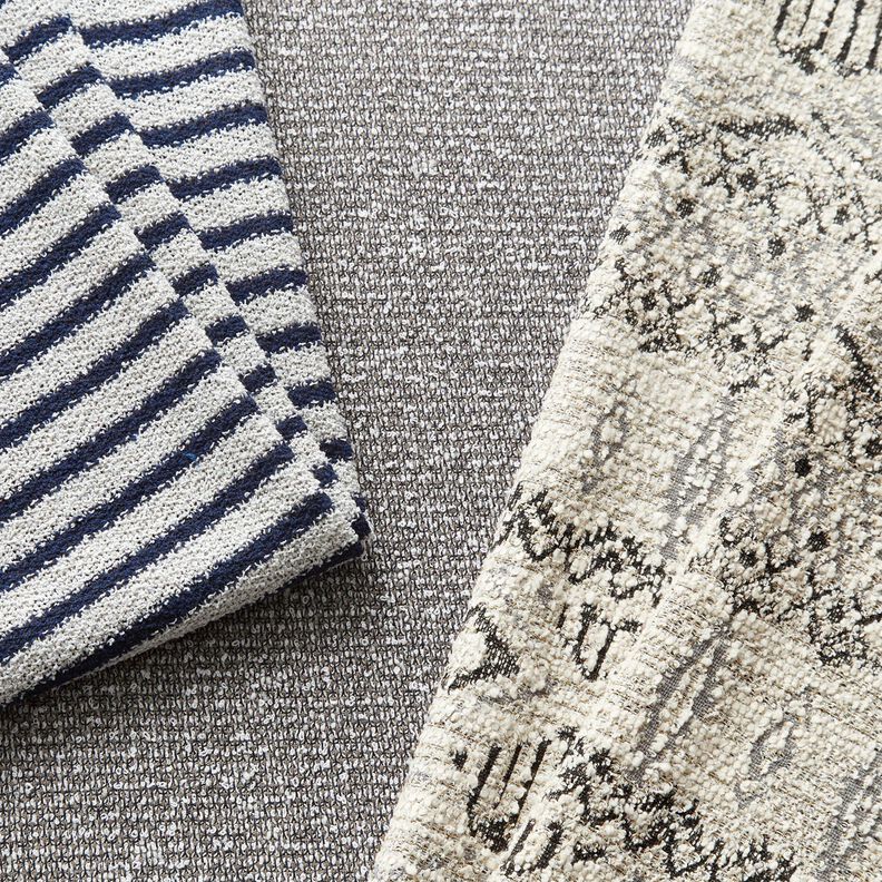 Mottled bouclé knit – dark beige/midnight blue,  image number 5