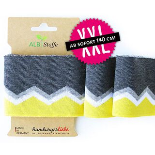 GOTS Organic knit ribbing CUFF ME ICON [140 cm | 8 cm] | Albstoffe | Hamburger Liebe, 