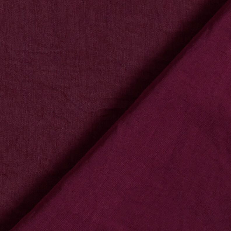 Plain crinkle lightweight blouse fabric – merlot,  image number 3
