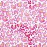 Cotton Jersey Leopard with Golden Spots | Glitzerpüppi – white/purple,  thumbnail number 1