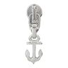 Anchor zip pull, 5 mm | Prym – silver metallic,  thumbnail number 1