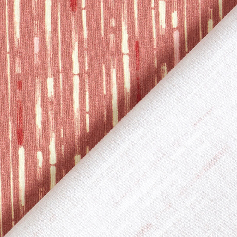GOTS Cotton Jersey Stripes | Tula – dusky pink/terracotta,  image number 4