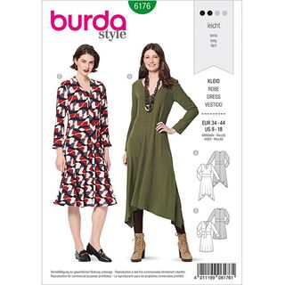 Dress, Burda 6176 | 34-44, 