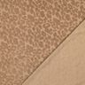 Towelling Fabric Stretch leopard print  – light brown,  thumbnail number 4