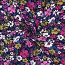 French Terry Flowers – black/indigo,  thumbnail number 3