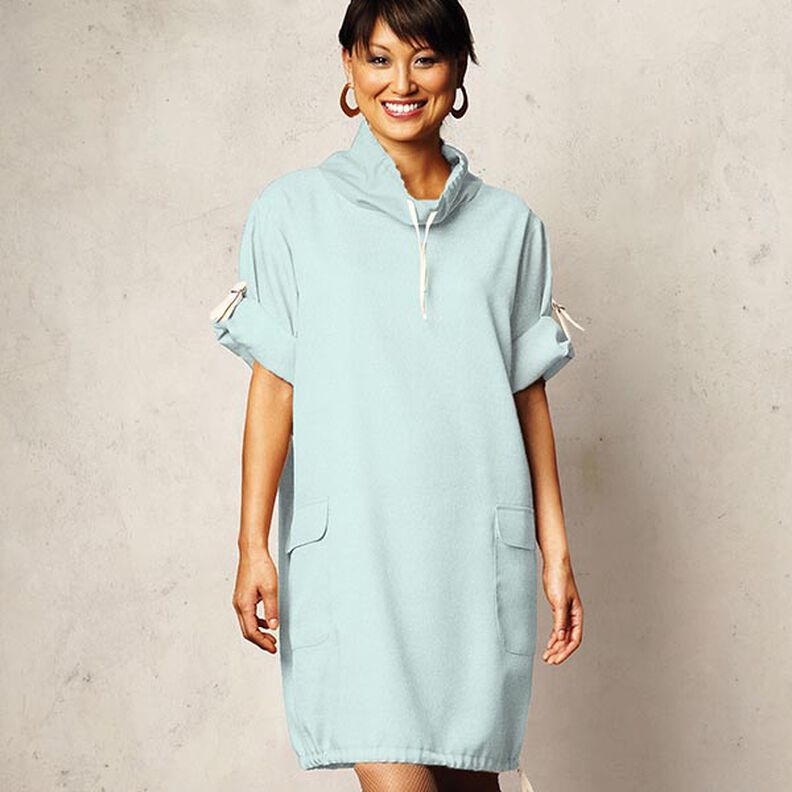 Cotton Fleece Plain – ice blue, image number 7