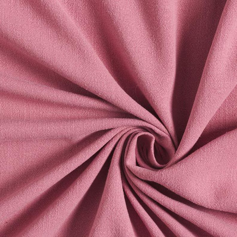 Soft viscose linen – dark dusky pink | Remnant 90cm,  image number 1