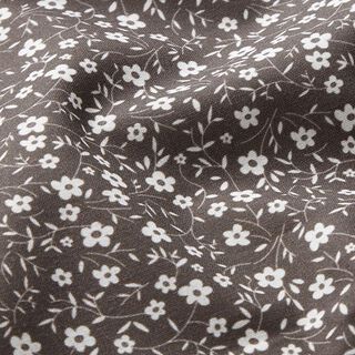 Millefleur Cotton Poplin – dark taupe, 