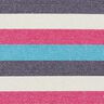 Striped glitter jersey – intense pink/navy blue,  thumbnail number 1