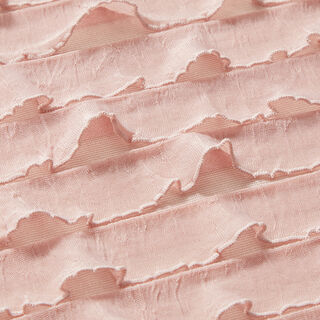 Horizontal Stripes Ruffled Jersey – light dusky pink, 