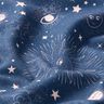 Decor Fabric Half Panama Celestial Bodies – navy blue,  thumbnail number 2