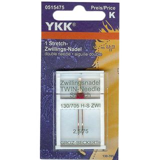 Twin Stretch Needle [NM 2,5/75] | YKK, 