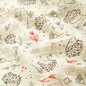 Double Gauze/Muslin Hedgehogs and woodland plants – offwhite,  thumbnail number 2
