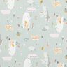 Cotton Animals with umbrellas – pale mint,  thumbnail number 1