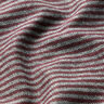 striped trouser fabric – merlot/grey,  thumbnail number 2