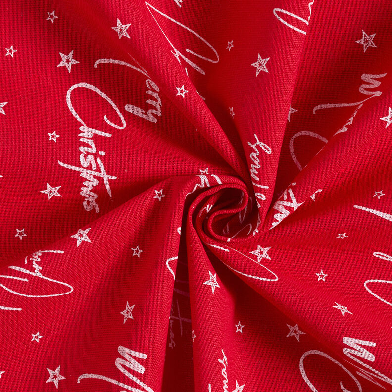 Decor Fabric Canvas Christmas greetings – red/white, image number 3