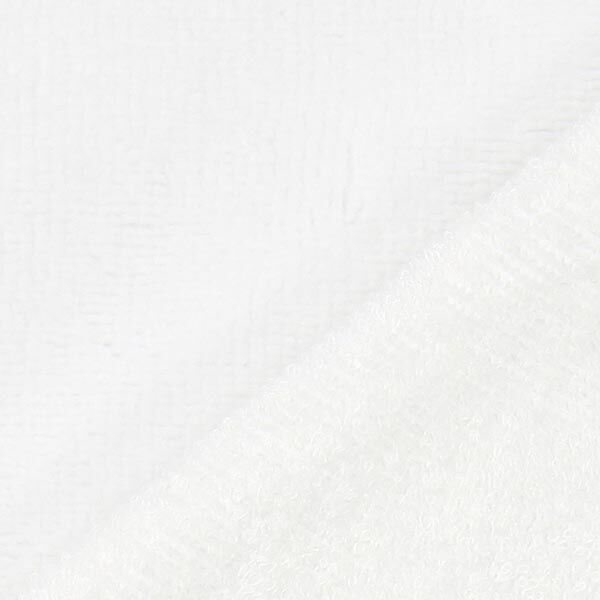 Towelling Fabric Bamboo  – white,  image number 3