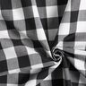 Shirting Fabric Large baker's check – white/black,  thumbnail number 3
