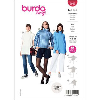 sweater | Burda 5963 | 34-48, 
