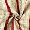 Biedermeier Stripes Jacquard Furnishing Fabric – cream/red,  thumbnail number 4